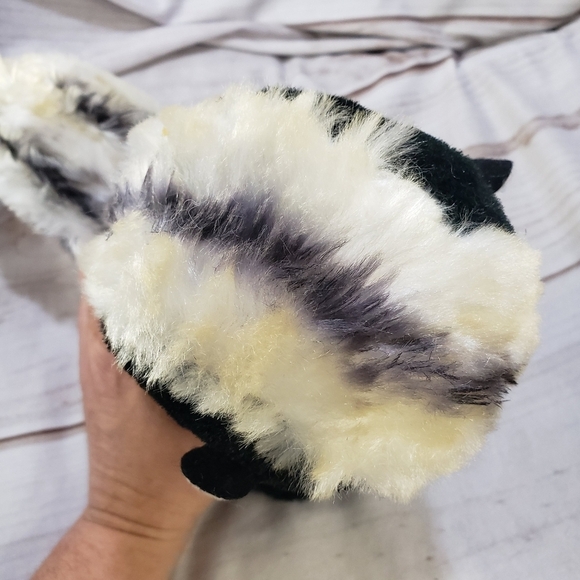 Vintage Google Eye Skunk Plush Stuffed Animal 10 Inch 50s/60s No Tags - Picture 8 of 11